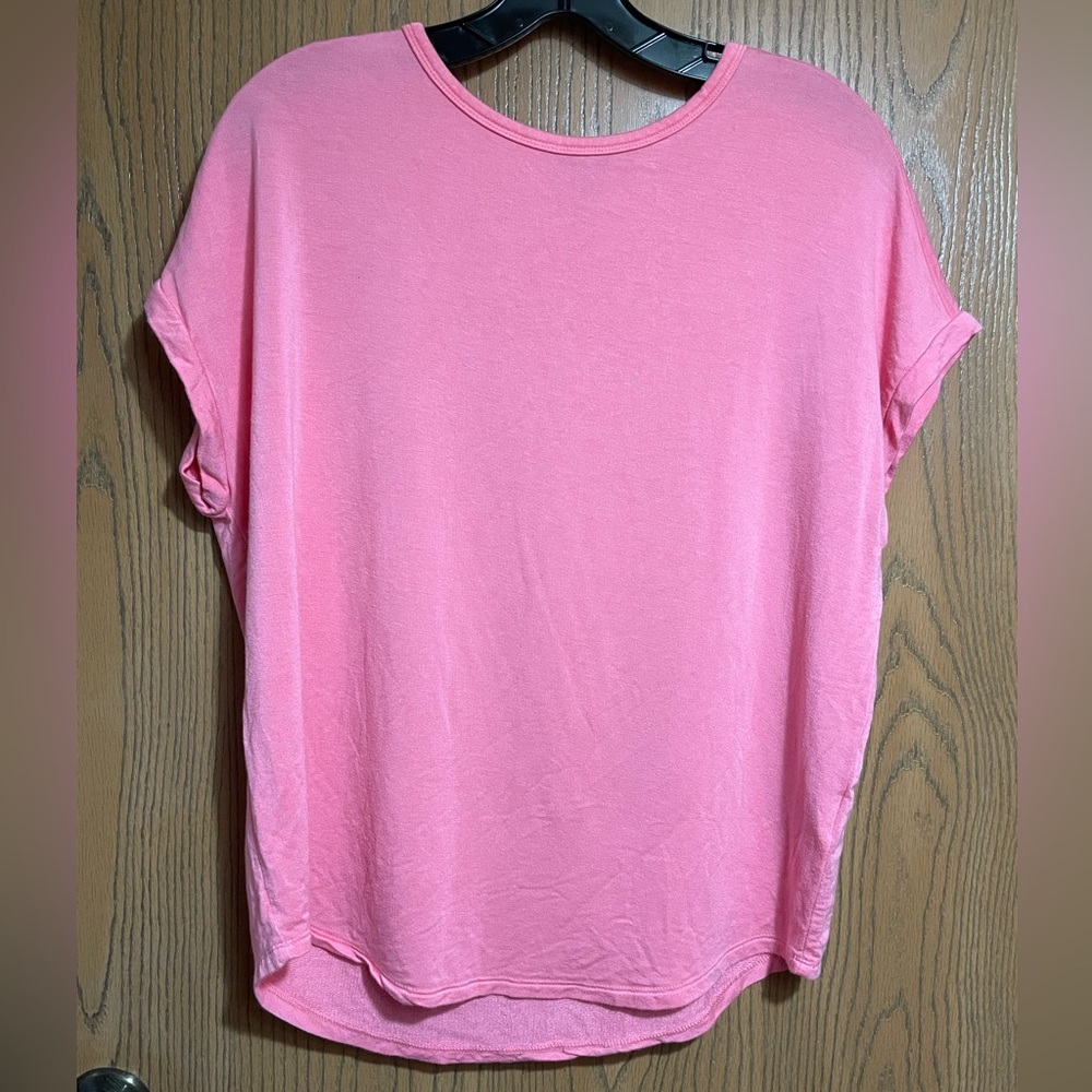 Buffalo David Bitton Tee in Pink with Short Sleeves
